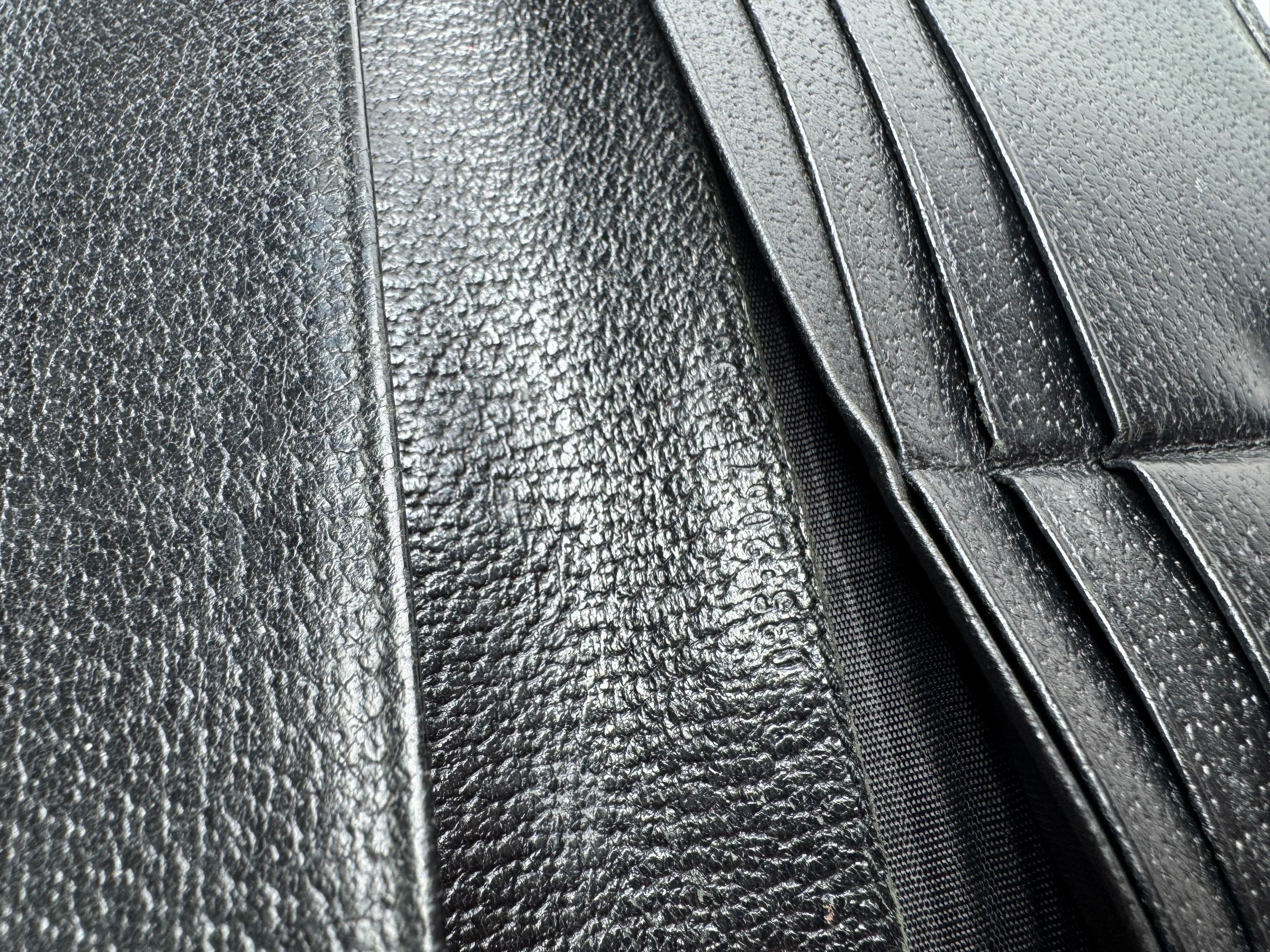 Gucci Vintage Leather Wallet Black Size ONE SIZE - 7 Thumbnail