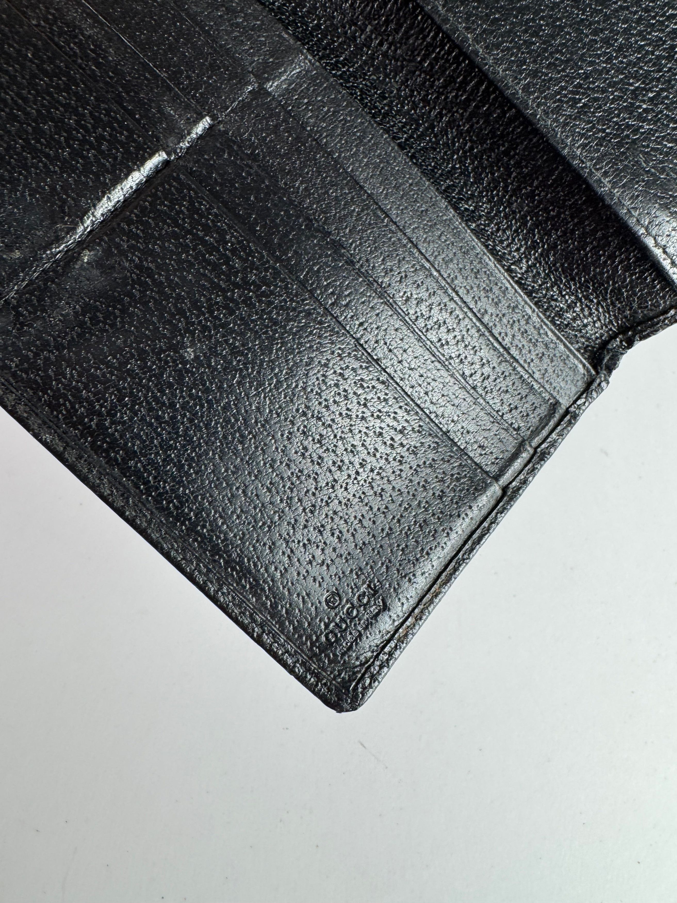 Gucci Vintage Leather Wallet Black Size ONE SIZE - 5 Thumbnail