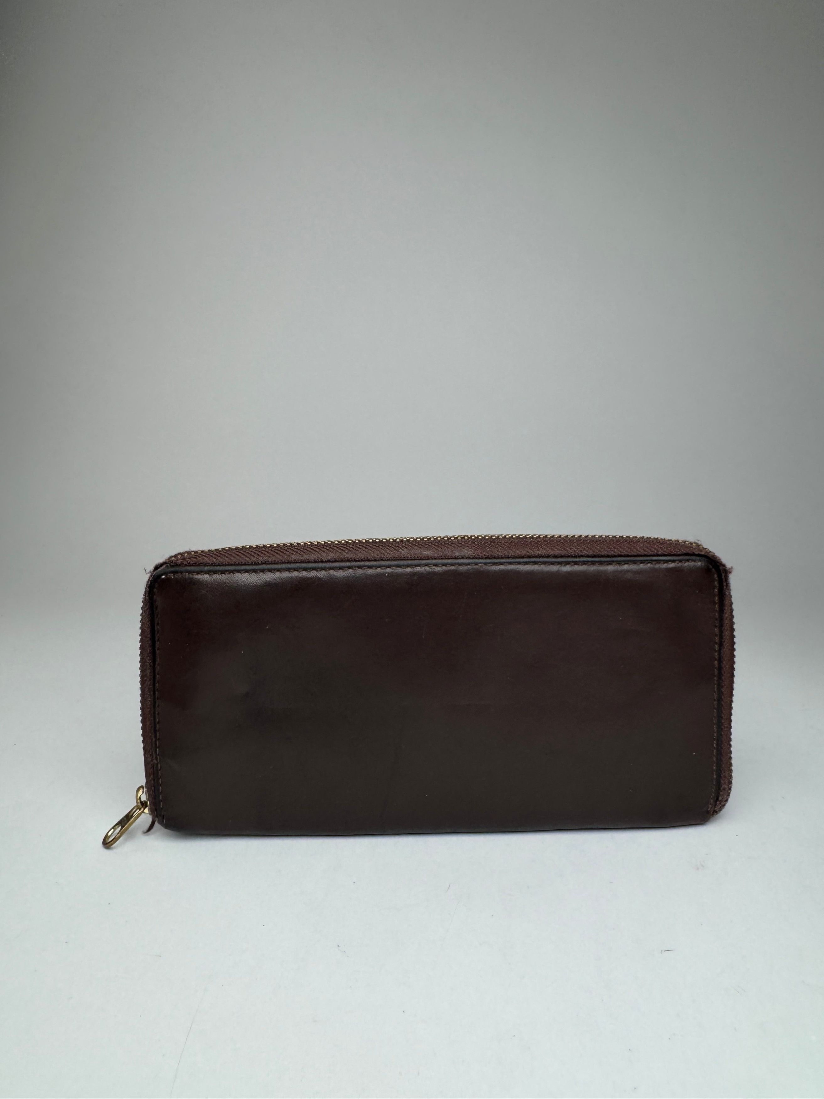 Comme des Garcons Vintage Comme Des Garçons Zippy Leather Wallet Brown Size ONE SIZE - 11 Thumbnail