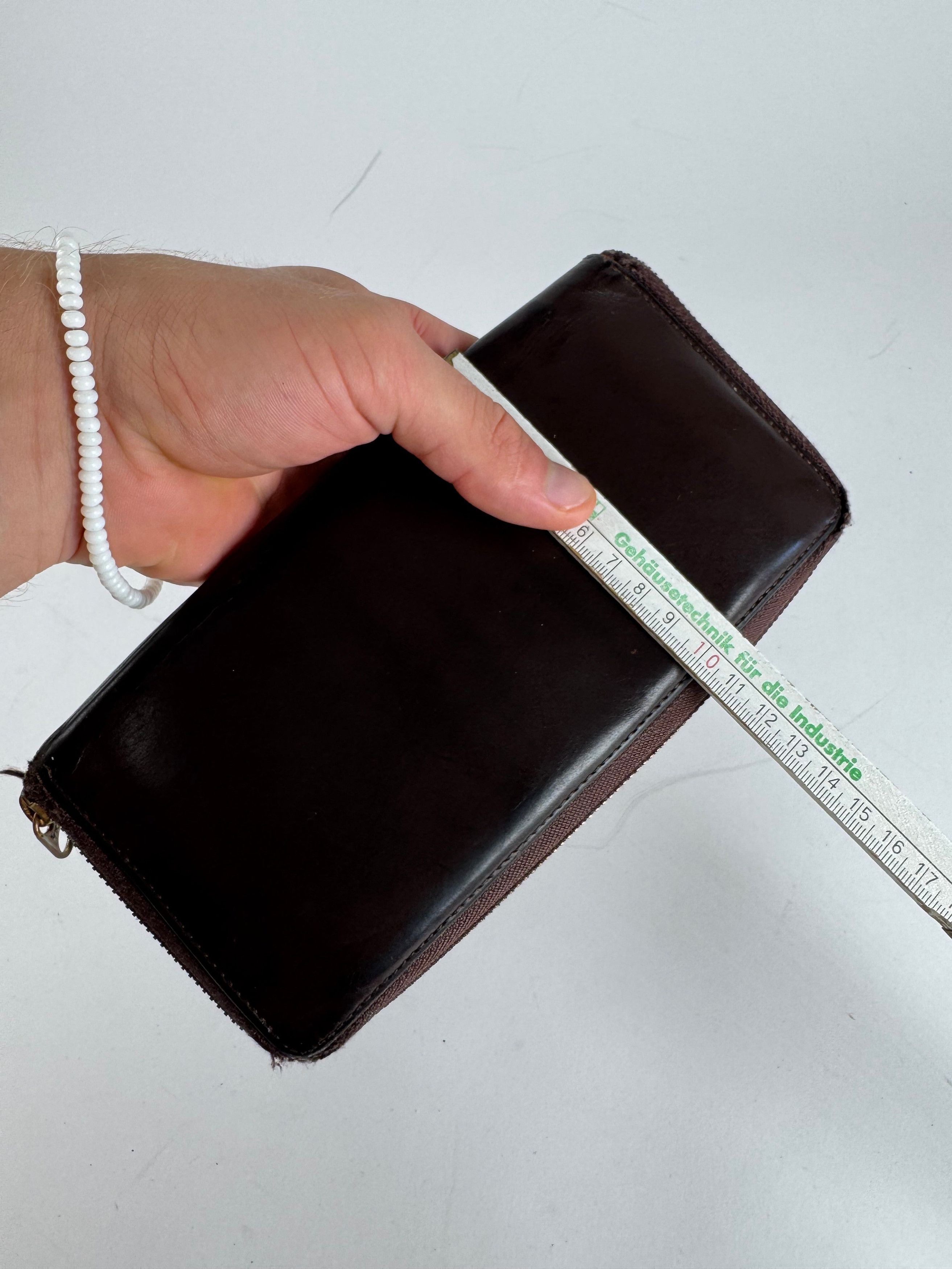 Comme des Garcons Vintage Comme Des Garçons Zippy Leather Wallet Brown Size ONE SIZE - 10 Thumbnail