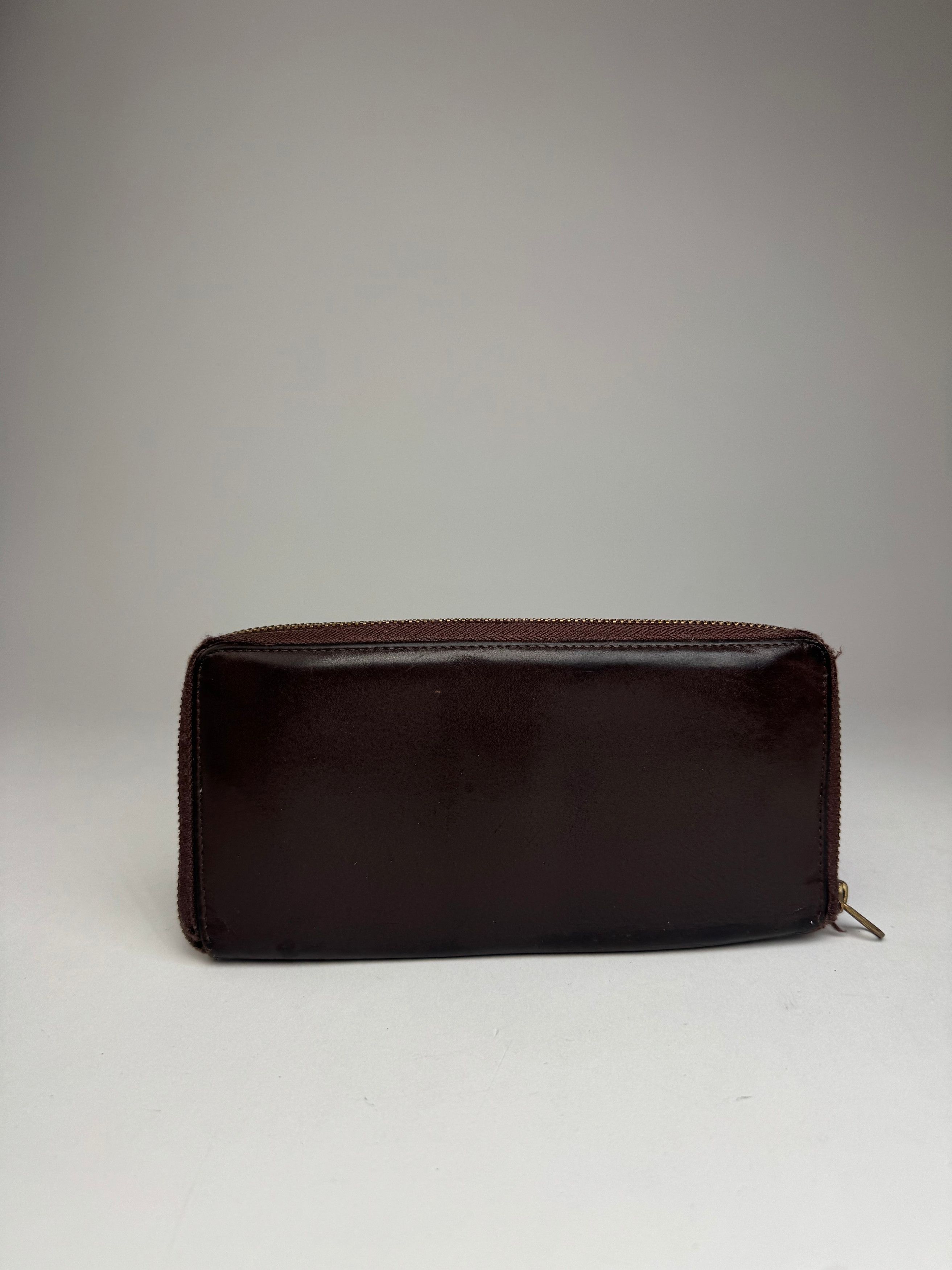 Comme des Garcons Vintage Comme Des Garçons Zippy Leather Wallet Brown Size ONE SIZE - 2 Thumbnail