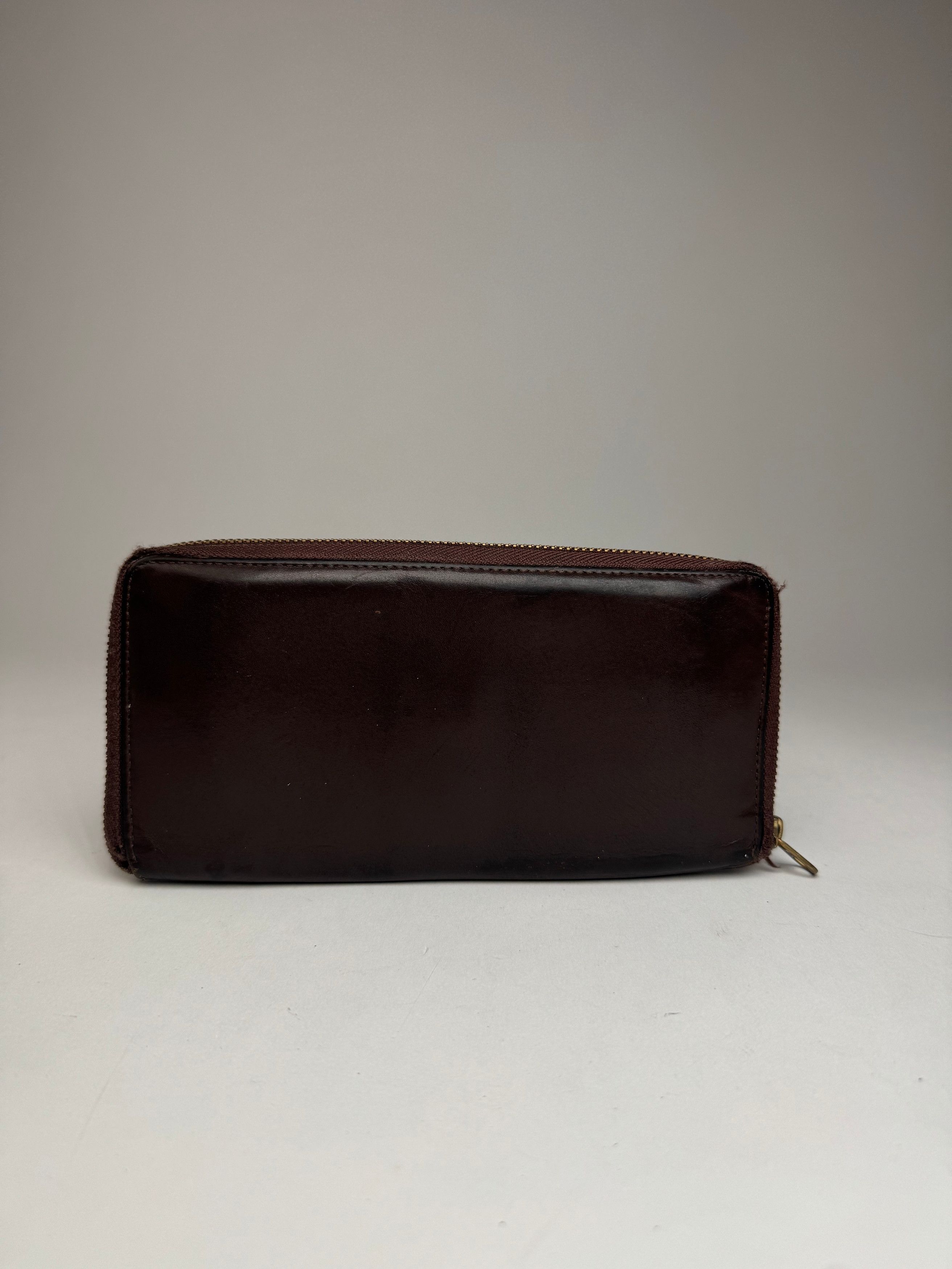 Comme des Garcons Vintage Comme Des Garçons Zippy Leather Wallet Brown Size ONE SIZE - 4 Thumbnail