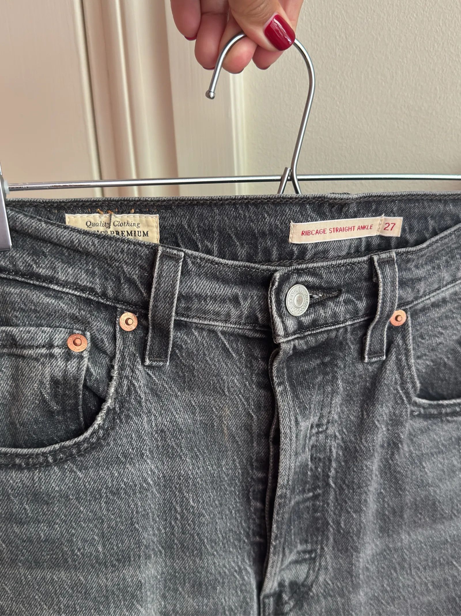 Levi's Levi's Ribcage straight ankle Jeans Size 27" / US 4 / IT 40 - 2 Thumbnail
