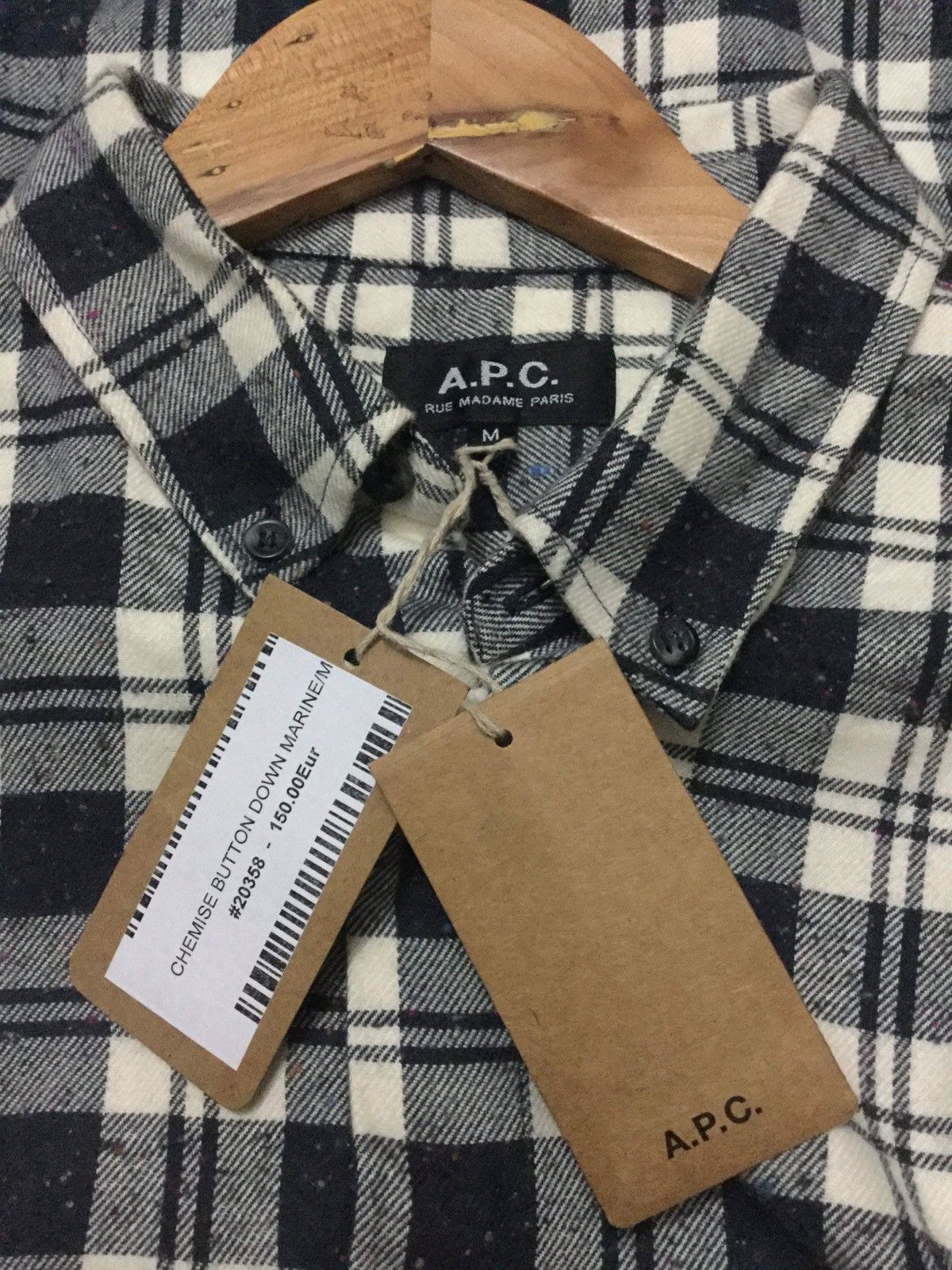 A.P.C. apc speckled flannel Size US M / EU 48-50 / 2 - 3 Thumbnail