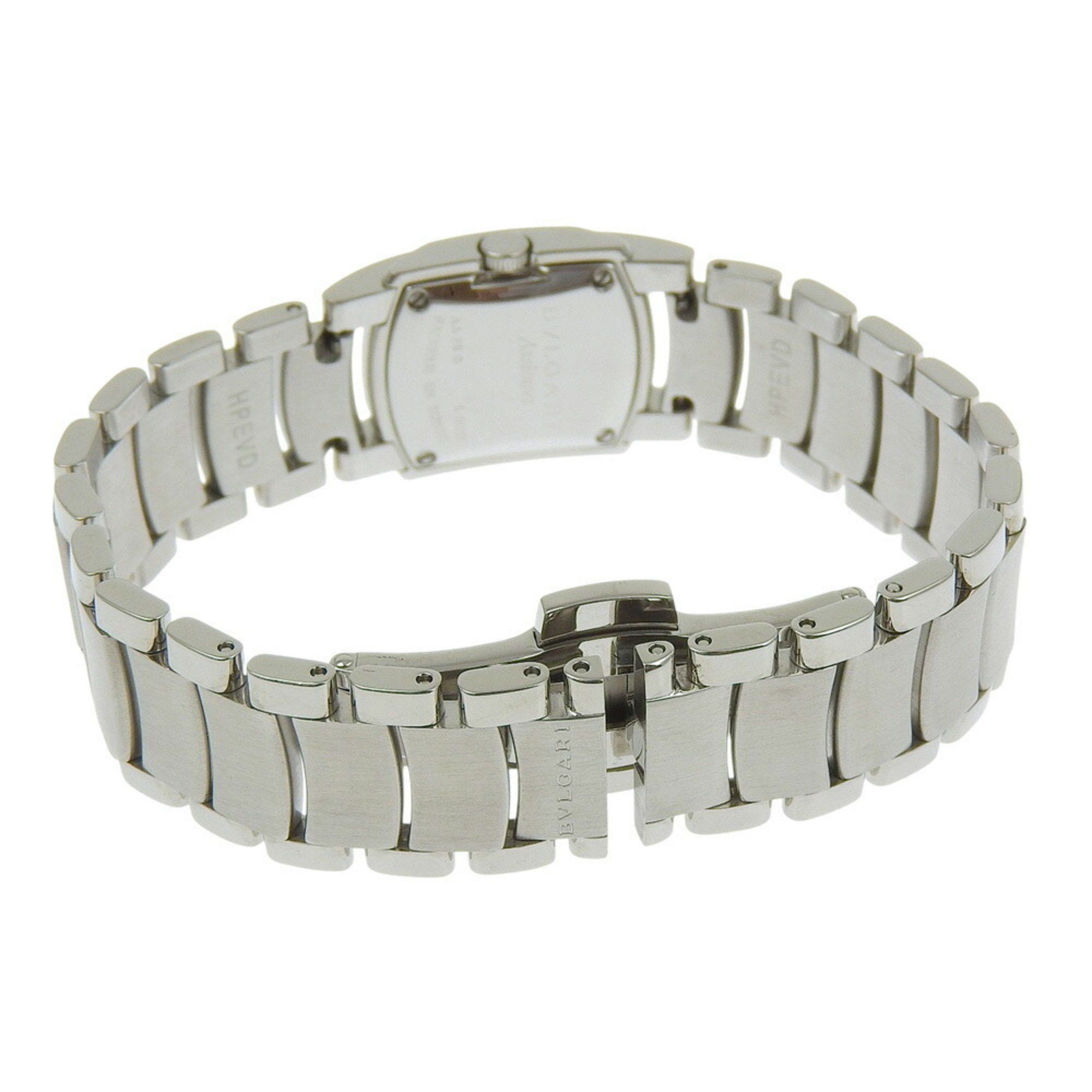 Bvlgari BVLGARI Assioma Watch AA26S Stainless Steel Quartz Analog Display Black Dial Women's Size ONE SIZE - 5 Thumbnail