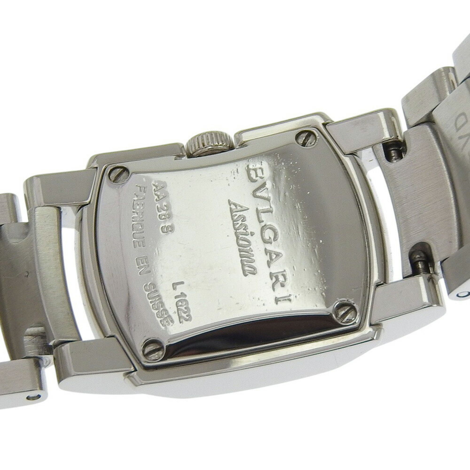 Bvlgari BVLGARI Assioma Watch AA26S Stainless Steel Quartz Analog Display Black Dial Women's Size ONE SIZE - 6 Thumbnail