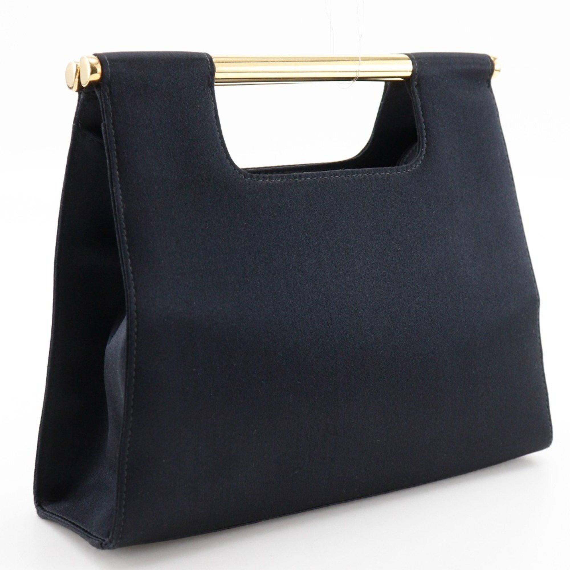 Chanel CHANEL - Women's Party Bag, Satin Black Handbag Size ONE SIZE - 3 Thumbnail