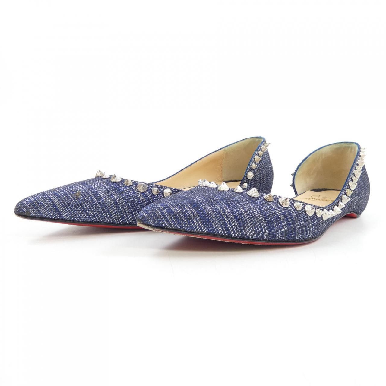 Christian Louboutin Christian Louboutin Christian Louboutin Flat Shoes Leather Shoes DUTY FREE for USA Size ONE SIZE - 3 Thumbnail
