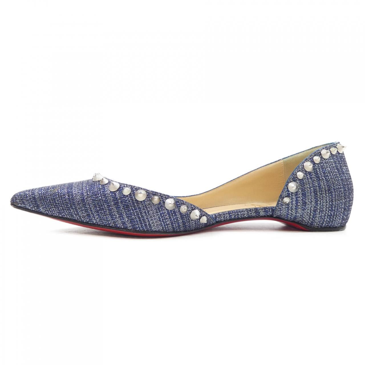 Christian Louboutin Christian Louboutin Christian Louboutin Flat Shoes Leather Shoes DUTY FREE for USA Size ONE SIZE - 2 Thumbnail