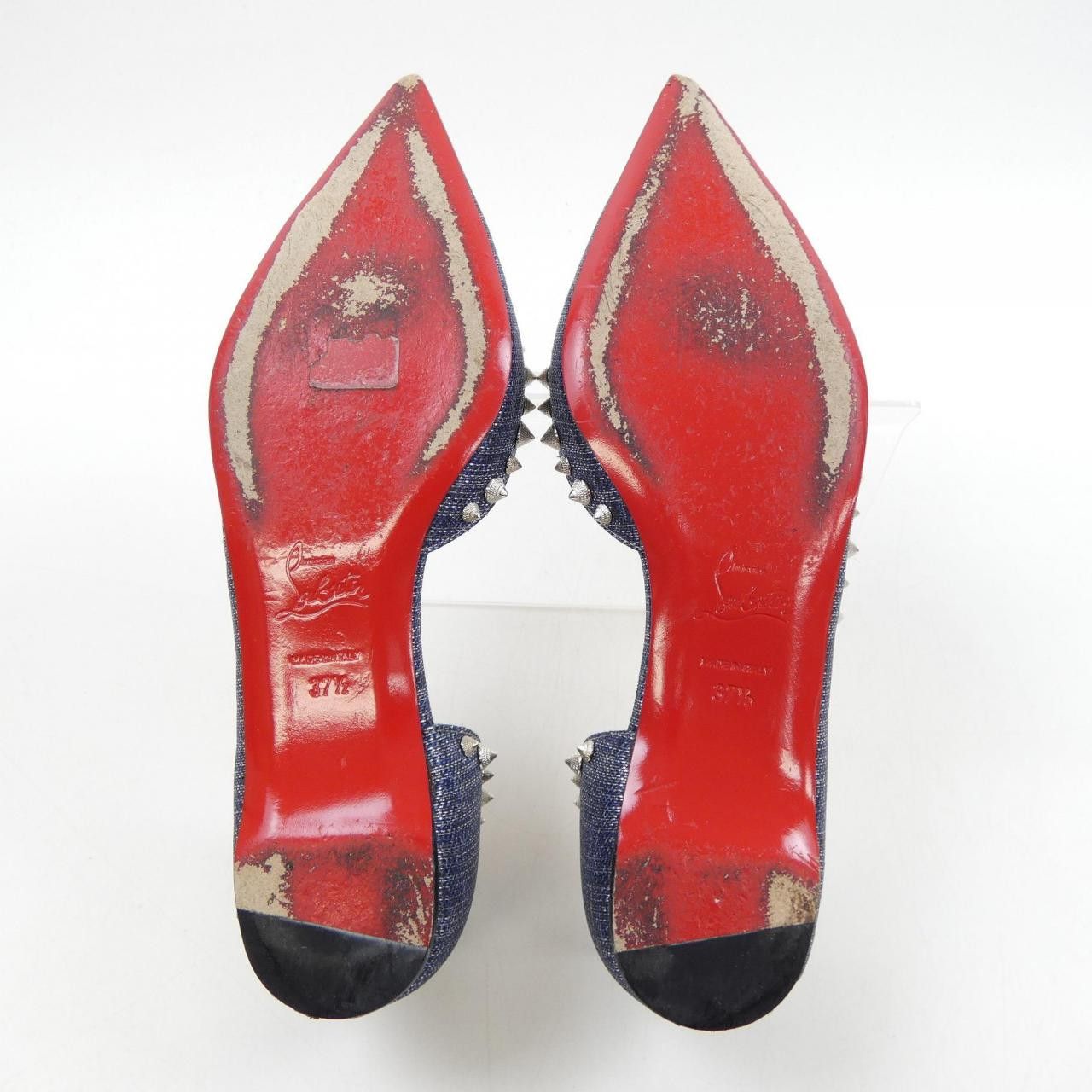 Christian Louboutin Christian Louboutin Christian Louboutin Flat Shoes Leather Shoes DUTY FREE for USA Size ONE SIZE - 4 Thumbnail