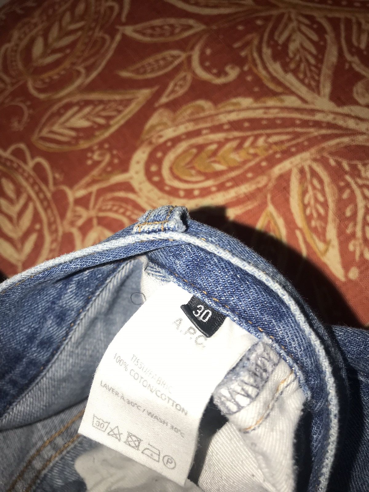 A.P.C. × Kanye West A.P.C. x KANYE Stonewashed Denim 2014 Size US 30 / EU 46 - 6 Thumbnail