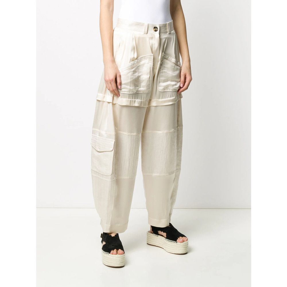 Lanvin Lanvin NEUTRALS Trousers - Tapered Trousers Size 30" / US 8 / IT 44 - 4 Thumbnail