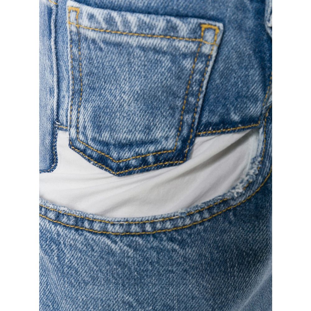 Maison Margiela Maison Margiela BLUE Denim - Straight-Leg Jeans Size 26" / US 2 / IT 38 - 3 Thumbnail