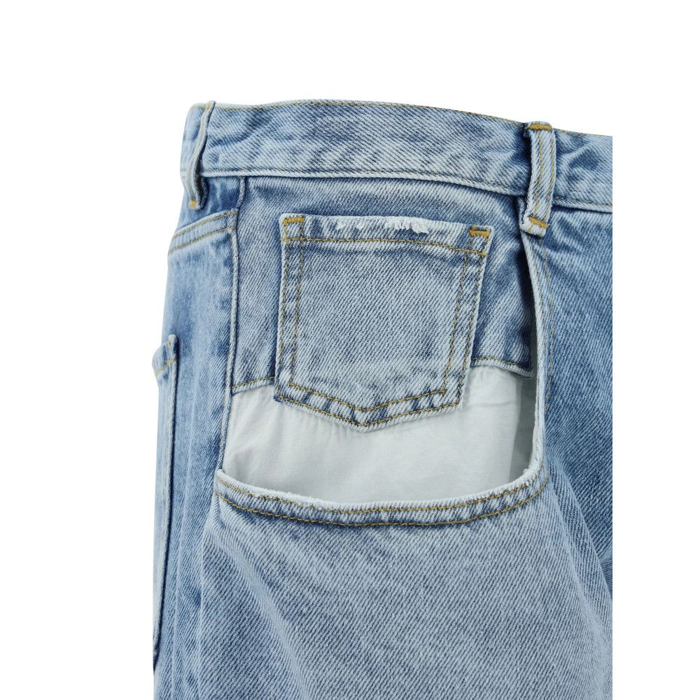 Maison Margiela Maison Margiela BLUE Denim - Straight-Leg Jeans Size 27" / US 4 / IT 40 - 4 Thumbnail
