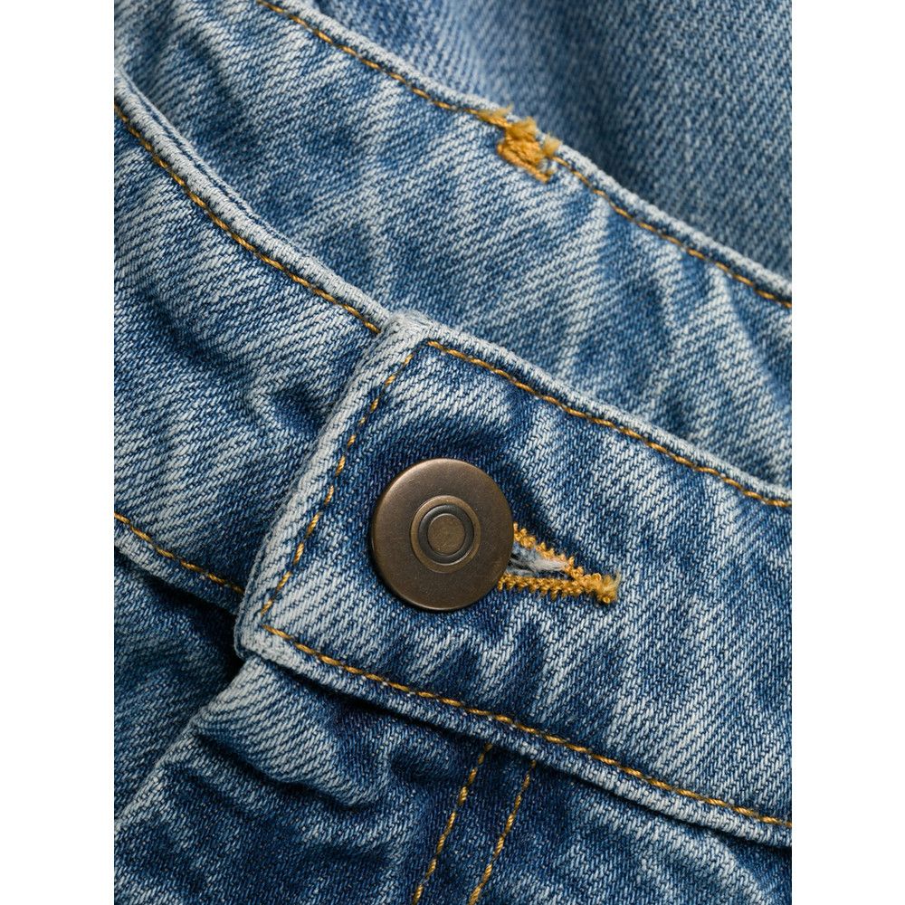 Maison Margiela Maison Margiela BLUE Denim - Wide-Leg Jeans Size 26" / US 2 / IT 38 - 3 Thumbnail