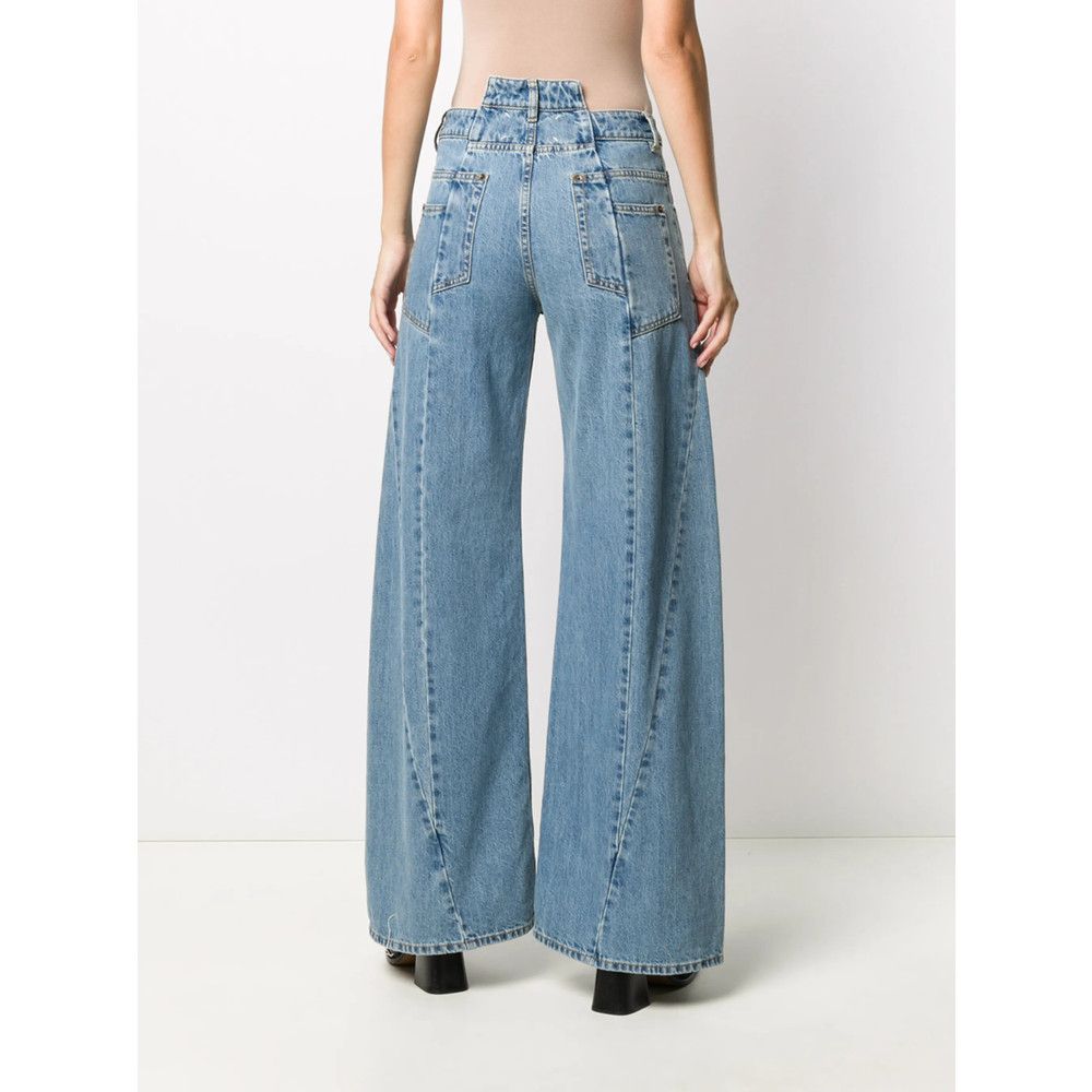 Maison Margiela Maison Margiela BLUE Denim - Wide-Leg Jeans Size 28" / US 6 / IT 42 - 5 Thumbnail