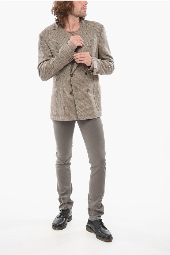 Virgin Wool GATE Double Breasted Blazer