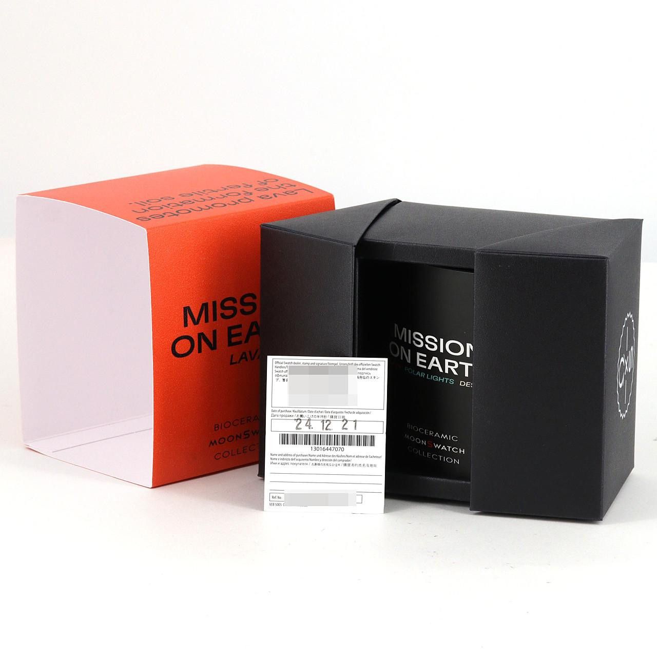Omega Omega Swatch Swatch x Omega Mission on Earth LAVA Bioceramic Quartz Ceramic Quartz SO33O100 DUTY FREE for USA Size ONE SIZE - 7 Thumbnail