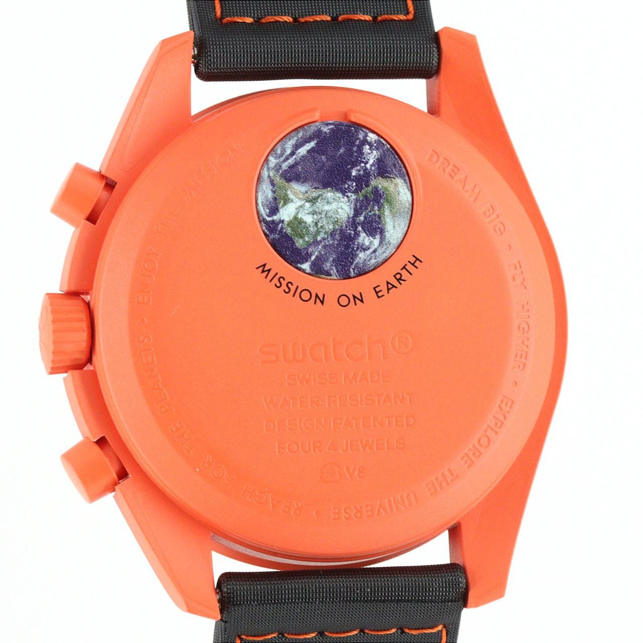 Omega Omega Swatch Swatch x Omega Mission on Earth LAVA Bioceramic Quartz Ceramic Quartz SO33O100 DUTY FREE for USA Size ONE SIZE - 5 Thumbnail