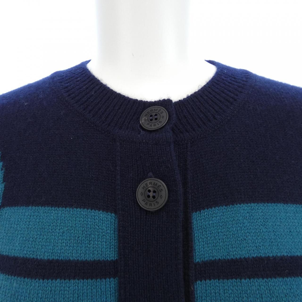 Hermes Hermes Hermes 3H2703DD Cashmere Cardigan Others Tops DUTY FREE for USA Size ONE SIZE - 5 Thumbnail