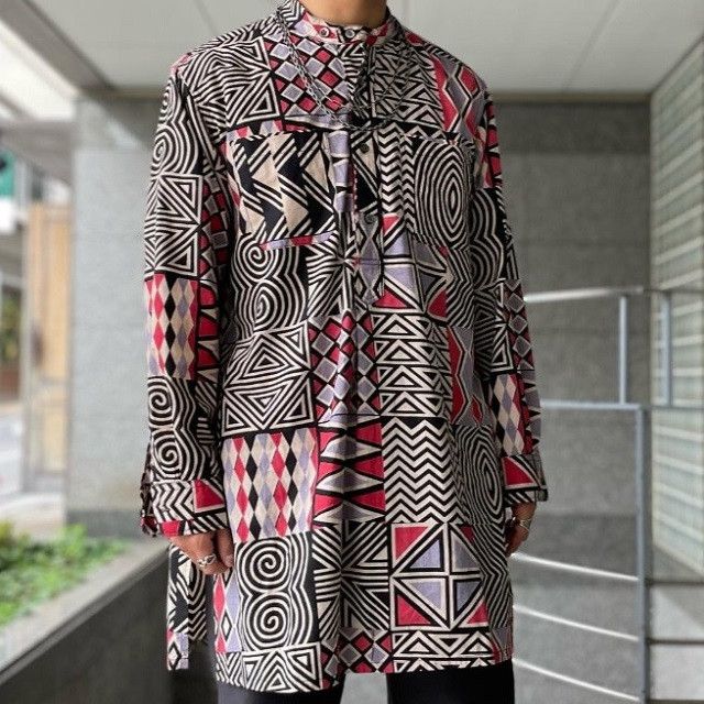 Other Other Engineered Garments BANDED COLLAR SHIRT Cotton Shirt Limited Cotton Tops DUTY FREE for USA Size ONE SIZE - 3 Thumbnail