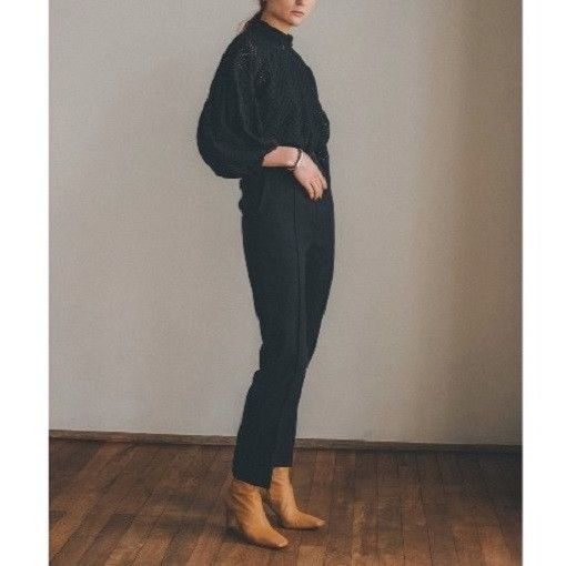 Other Other CLANE 2WAY WIDE BELT TAPERED PANTS Polyester Cotton Polyurethane 2way Pants Cotton Bottoms 11110-7022 DUTY FREE for USA Size ONE SIZE - 3 Thumbnail