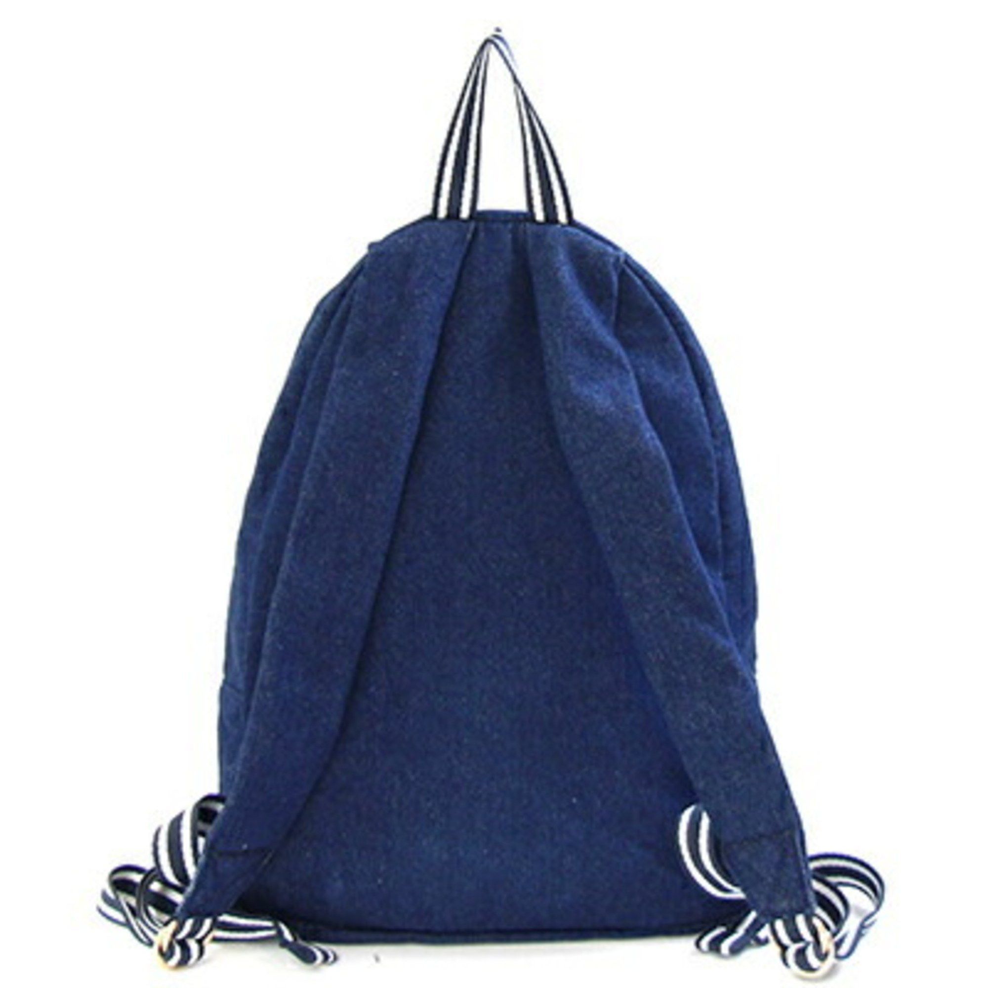 See by Chloé SEE BY CHLOE Backpack 9S7915P32045D Blue Denim Backpack/Day Bag with Patch, Women's