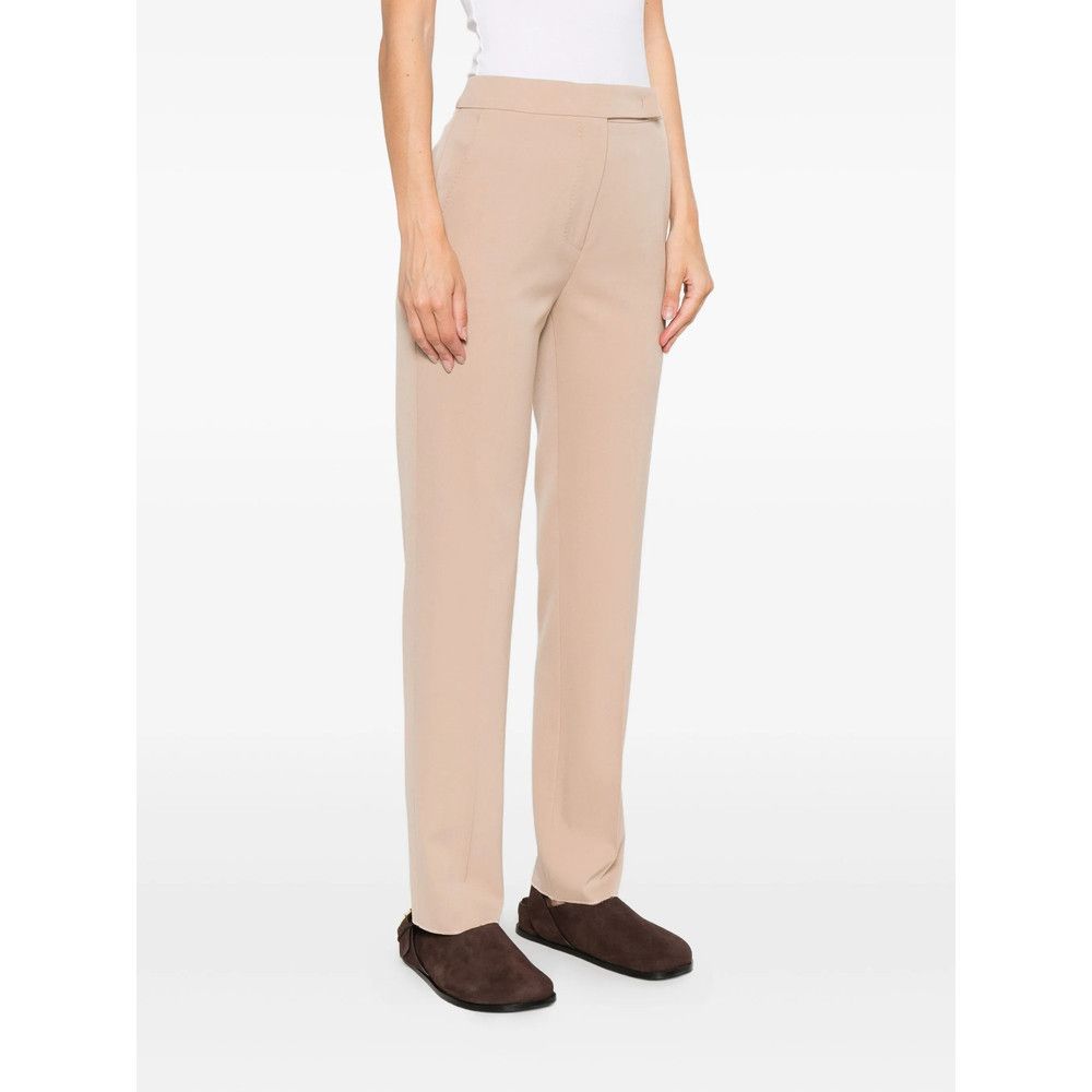 Max Mara Max Mara NEUTRALS Trousers - Slim-Fit Trousers Size 32" / US 10 / IT 46 - 3 Thumbnail
