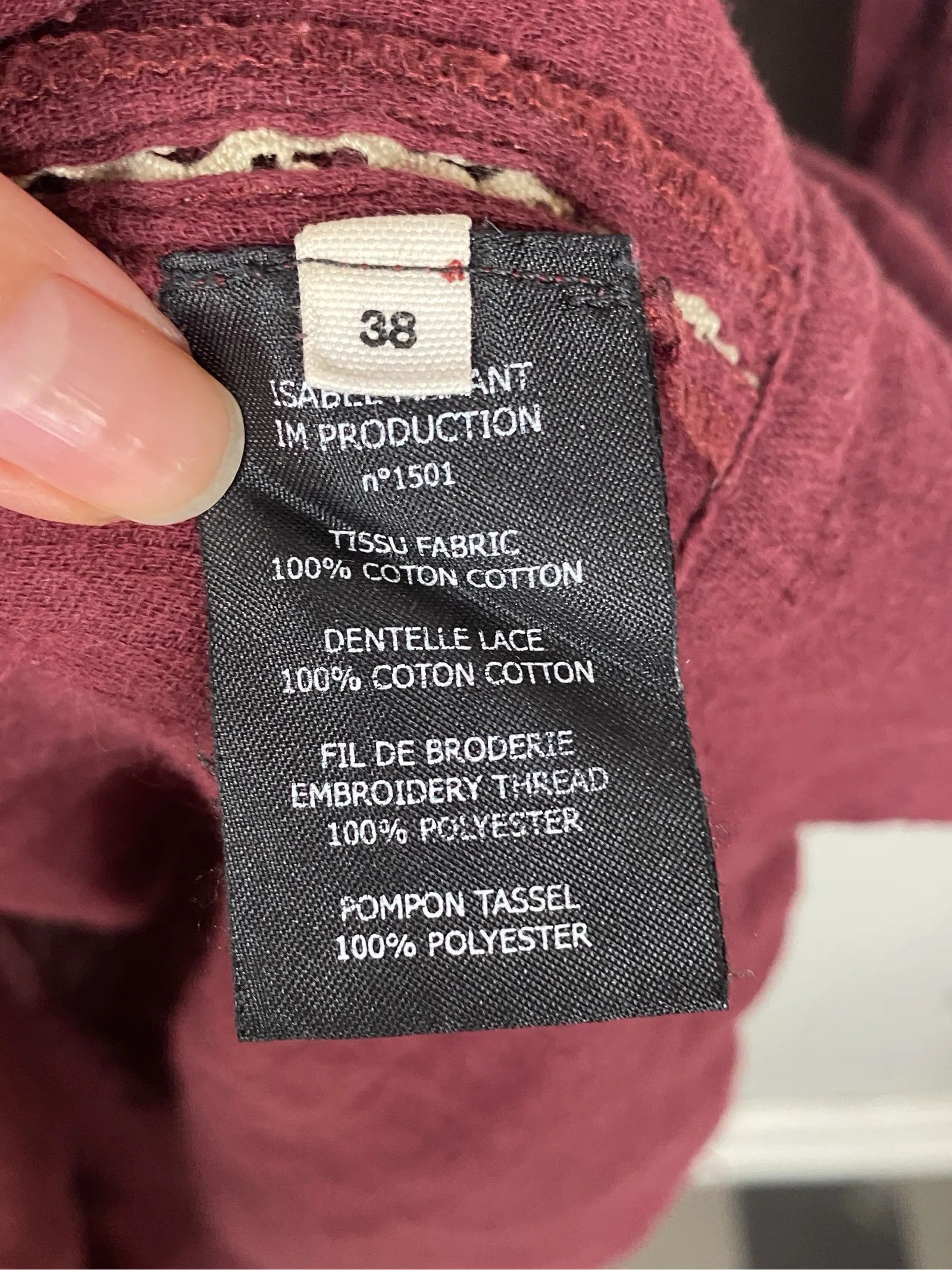 Isabel Marant Isabel Marant Etoile Blouse Size S / US 4 / IT 40 - 3 Thumbnail