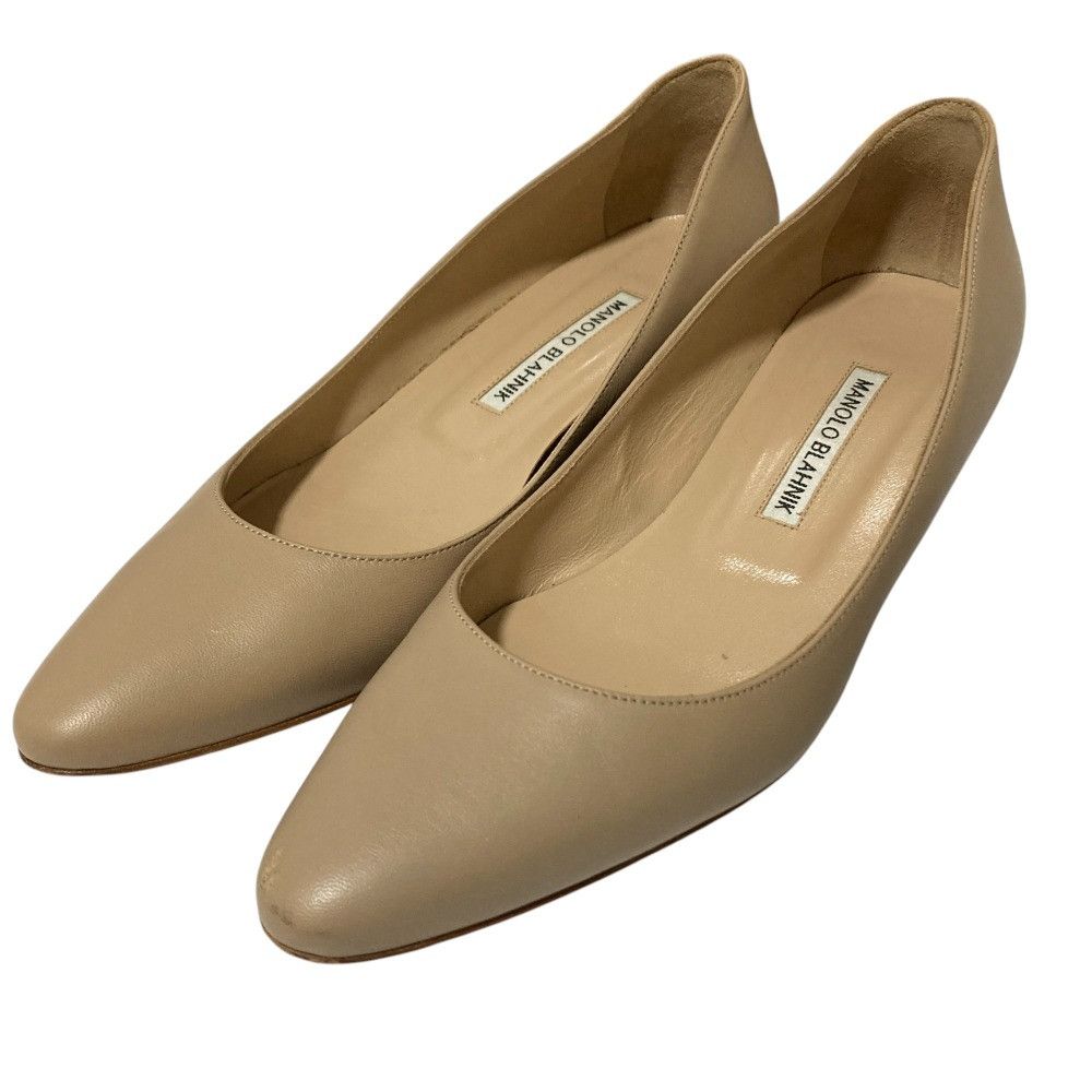 Manolo Blahnik Manolo Blahnik Manolo Blahnik BB30 Leather Pumps Leather Shoes BB30 DUTY FREE for USA Size ONE SIZE - 2 Thumbnail