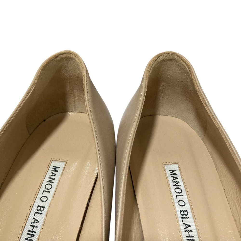 Manolo Blahnik Manolo Blahnik Manolo Blahnik BB30 Leather Pumps Leather Shoes BB30 DUTY FREE for USA Size ONE SIZE - 9 Thumbnail