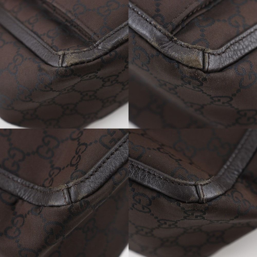 Gucci Gucci Gucci Abbey Line Nylon Canvas Tote Bag Canvas Tote Bag 268639 DUTY FREE for USA Size ONE SIZE - 4 Thumbnail