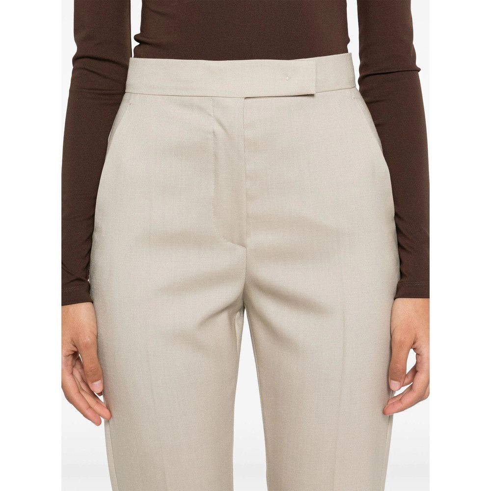 Max Mara NEUTRALS Trousers - Slim-Fit Trousers