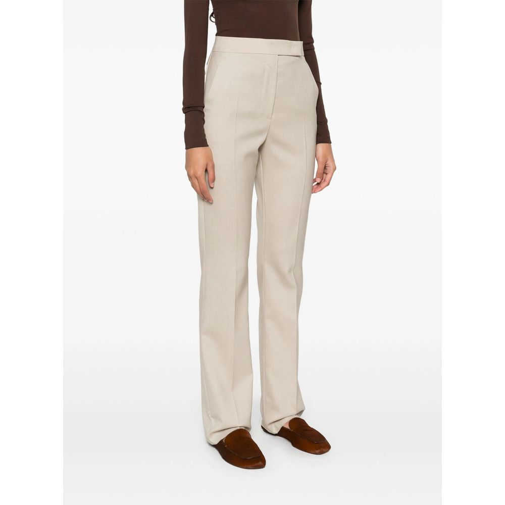 Max Mara NEUTRALS Trousers - Slim-Fit Trousers