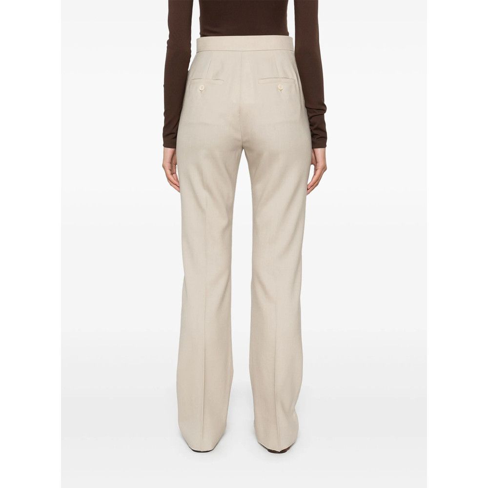 Max Mara NEUTRALS Trousers - Slim-Fit Trousers