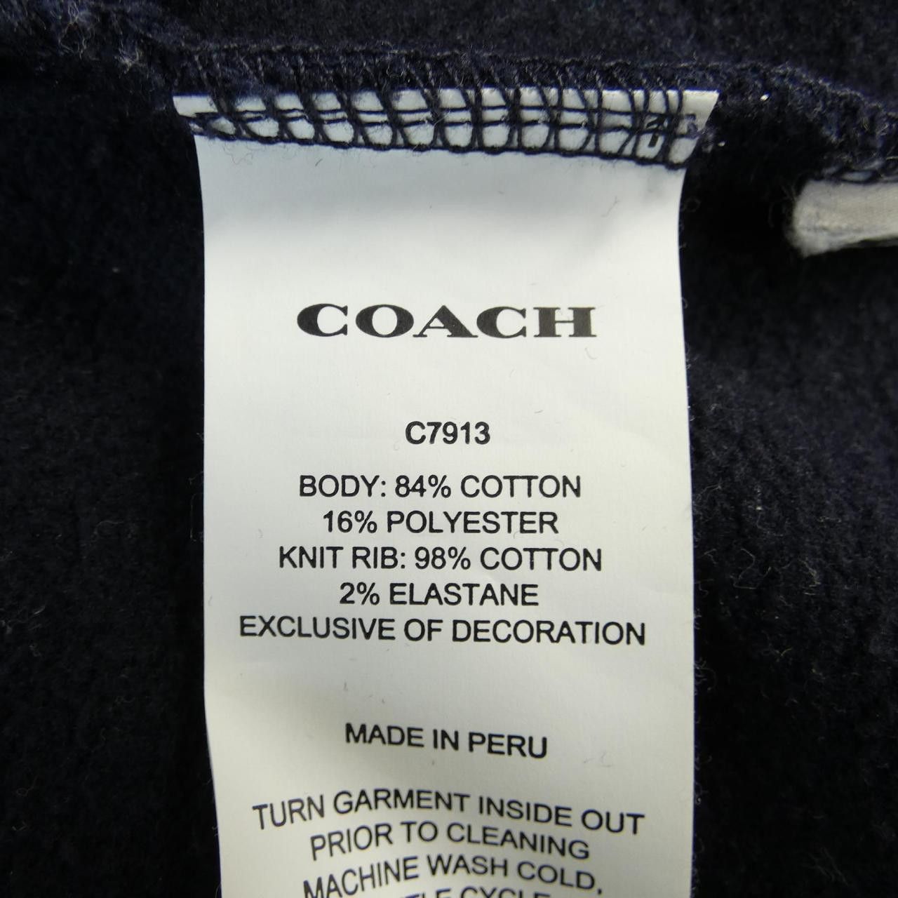 Coach Coach Sweatshirt Sweatshirt Cotton Sweatshirts & Hoodies C7913 DUTY FREE for USA