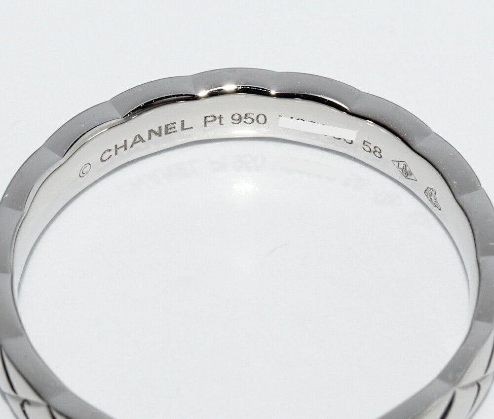 Chanel Chanel Chanel Coco Crush Pt950 Ring Size 17 Metal Ring J11116 DUTY FREE for USA Size ONE SIZE - 4 Thumbnail