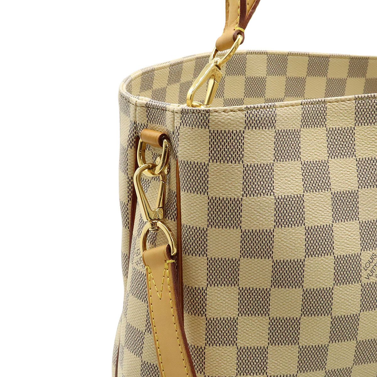 Louis Vuitton Louis Vuitton Louis Vuitton Sophie Damier Azur 2way Shoulder Bag Canvas Shoulder Bag N41216 DUTY FREE for USA Size ONE SIZE - 5 Thumbnail