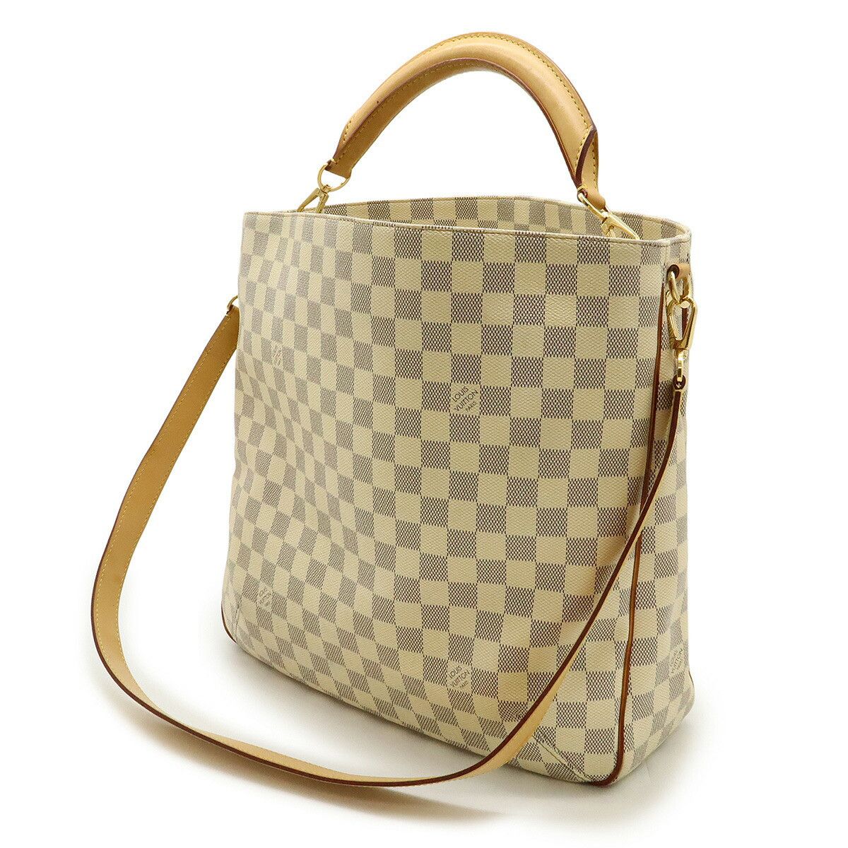 Louis Vuitton Louis Vuitton Louis Vuitton Sophie Damier Azur 2way Shoulder Bag Canvas Shoulder Bag N41216 DUTY FREE for USA Size ONE SIZE - 2 Thumbnail