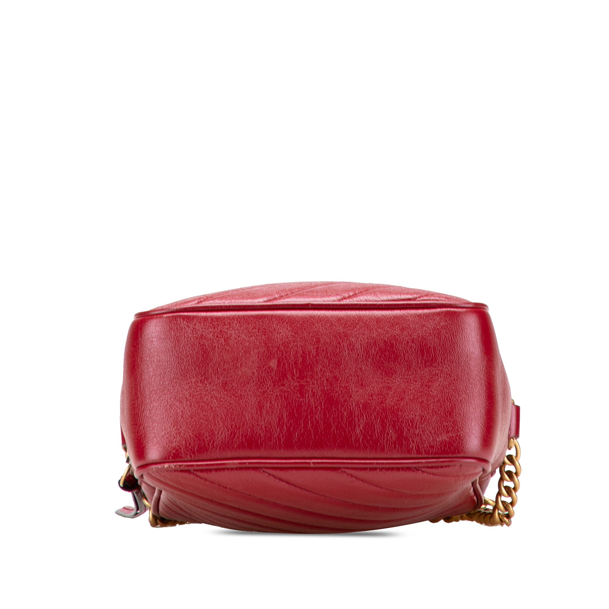Gucci Gucci GG Marmont Matelasse Leather Double Zip Crossbody Size ONE SIZE - 3 Thumbnail
