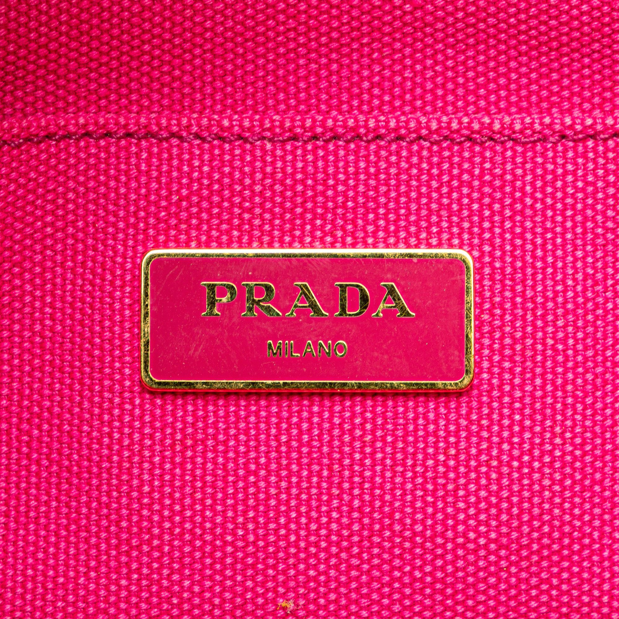 Prada Prada Small Canvas Canapa Logo Satchel Size ONE SIZE - 5 Thumbnail