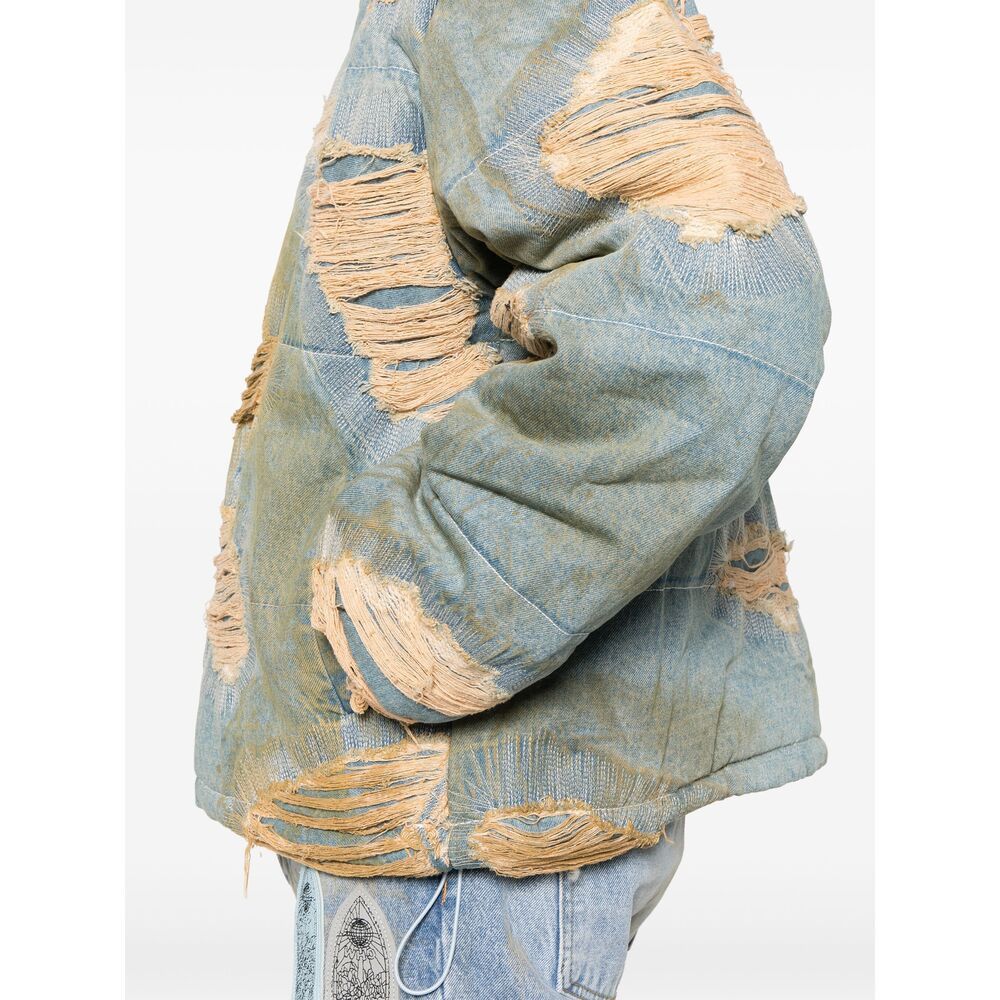 Who Decides War Who Decides War BLUE Jackets - Denim Jackets Size US XL / EU 56 / 4 - 2 Thumbnail