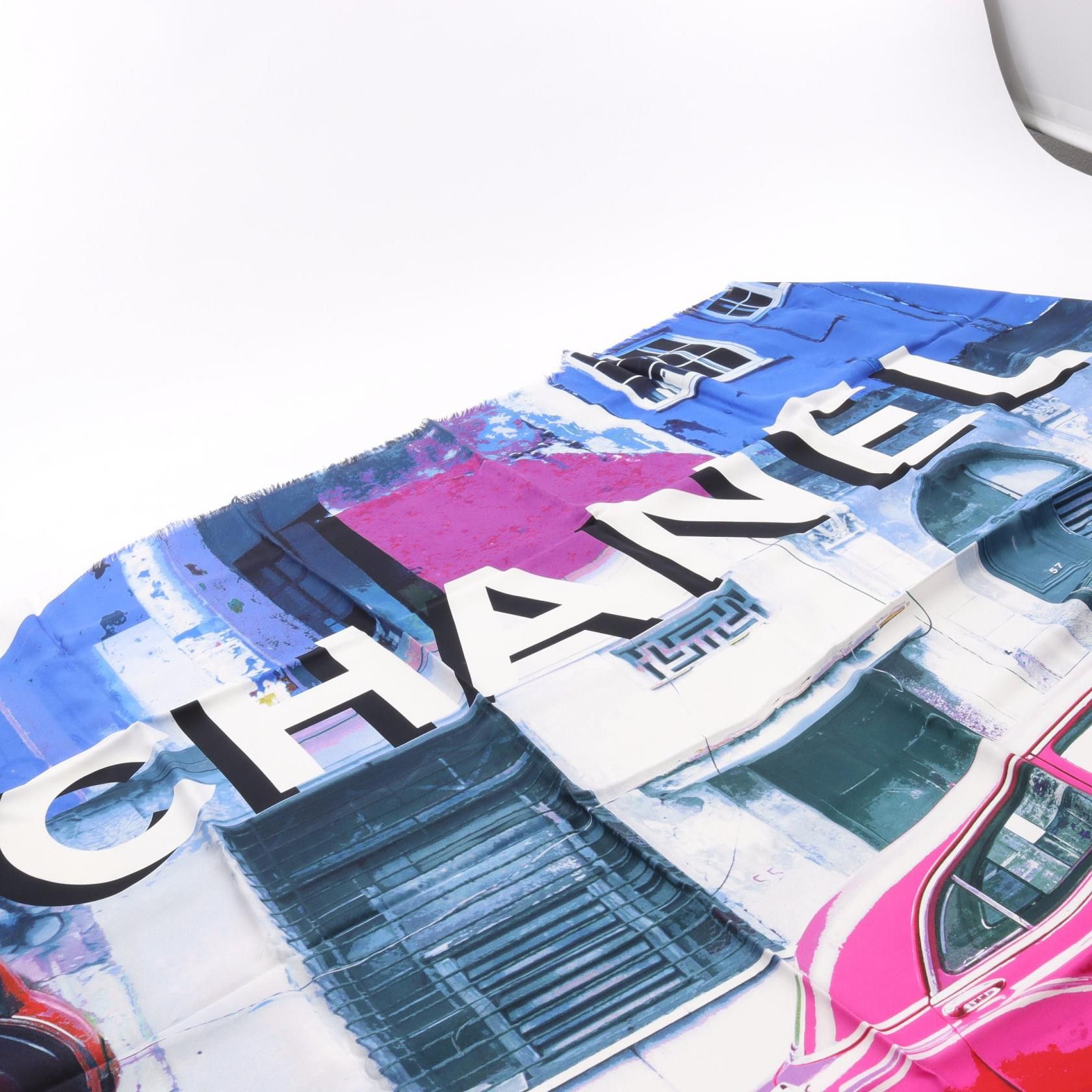 Chanel Chanel Chanel Silk Stole Others Shawl DUTY FREE for USA Size ONE SIZE - 5 Thumbnail