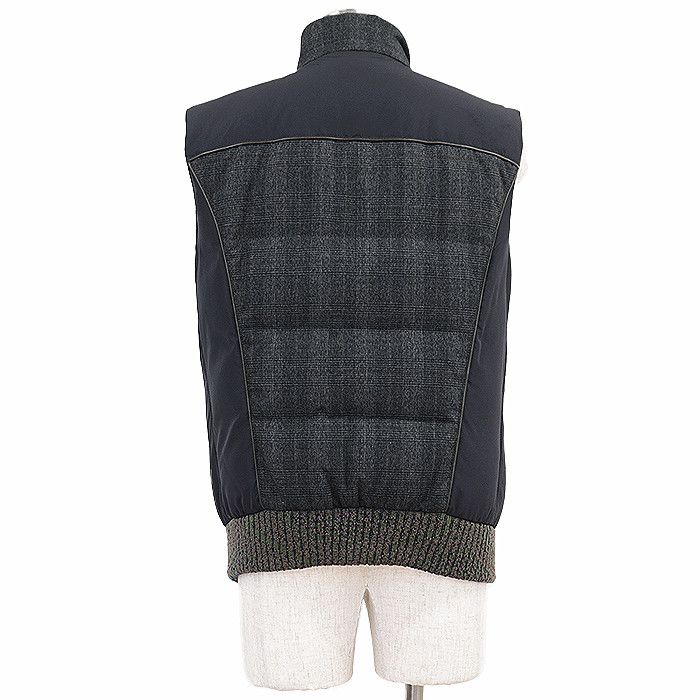 Other Other Etro Glen Check Down Vest Sheepskin Outerwear Leather Outerwear 112-15715-0183 DUTY FREE for USA Size ONE SIZE - 7 Thumbnail