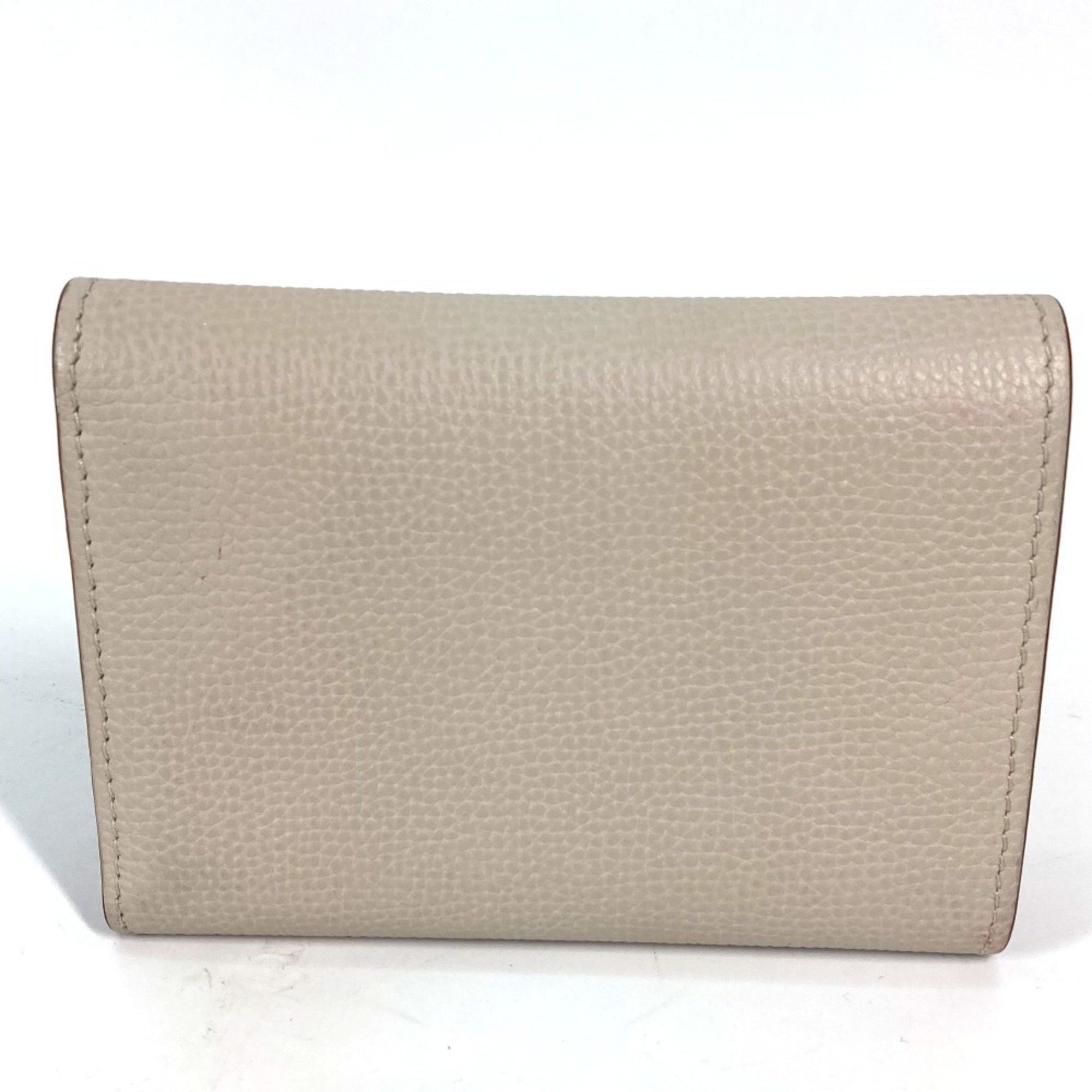 Loewe LOEWE Anagram Vertical Wallet C821S33X07 Small Compact Trifold Leather for Women in Light Ghost Beige Size ONE SIZE - 2 Thumbnail