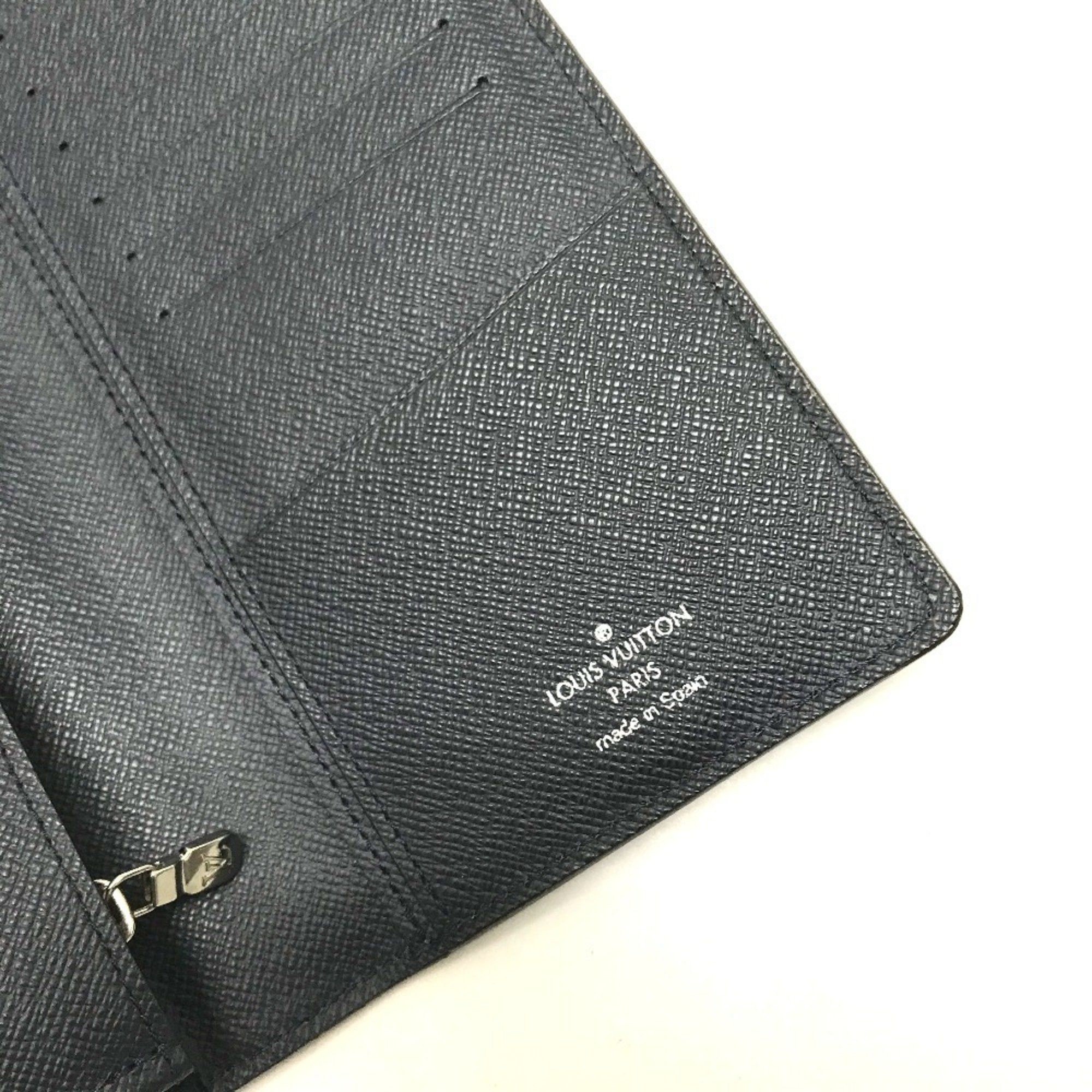Louis Vuitton LOUIS VUITTON M60615 Epi Leather Portefeuille Brazza Bifold Long Wallet, Men's, Blue Marine, Navy Size ONE SIZE - 6 Thumbnail