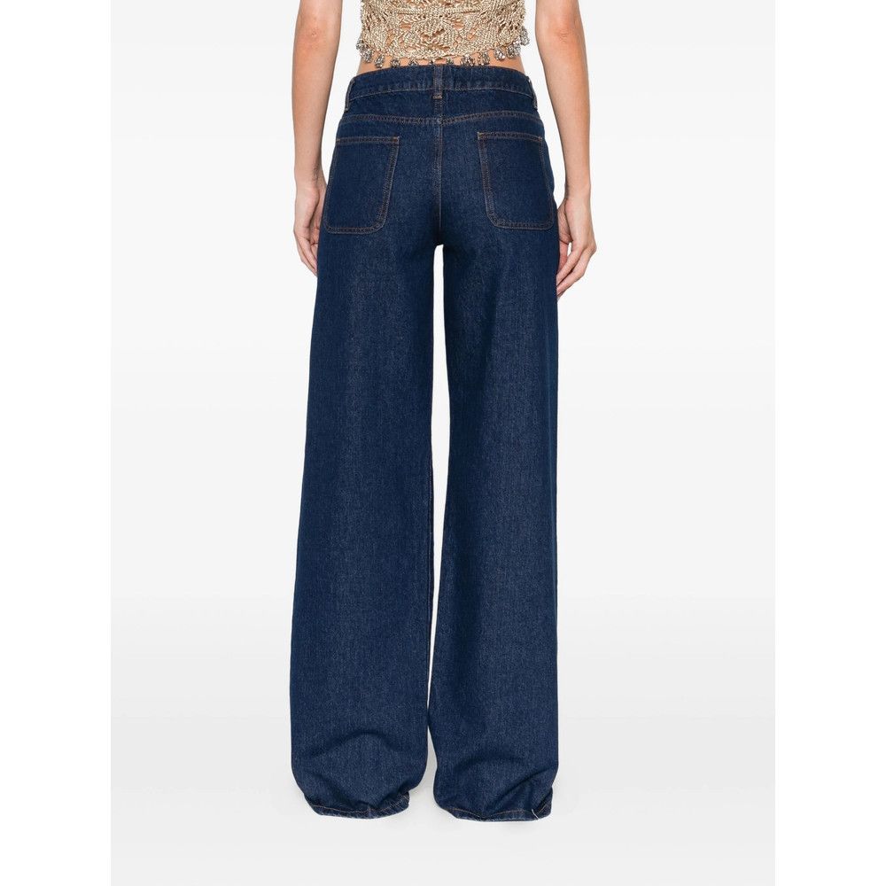 SIEDRES Siedres BLUE Denim - Wide-Leg Jeans Size 34" / US 12 / IT 48 - 3 Thumbnail