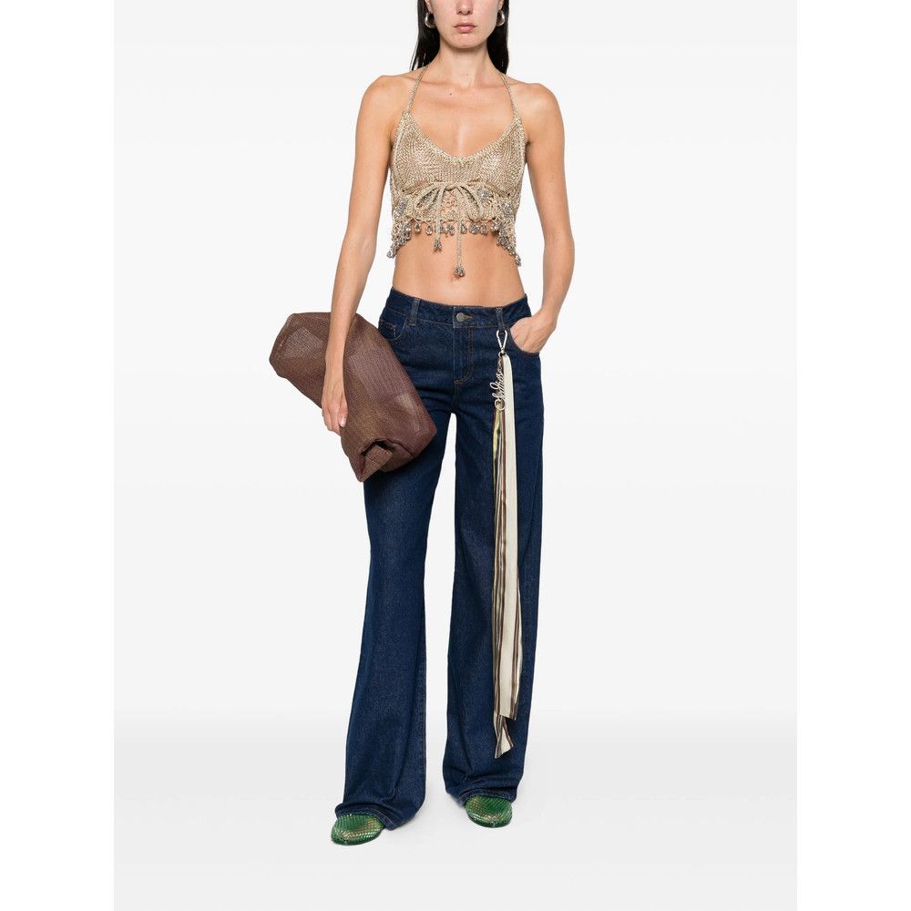 SIEDRES Siedres BLUE Denim - Wide-Leg Jeans Size 27" / US 4 / IT 40 - 4 Thumbnail