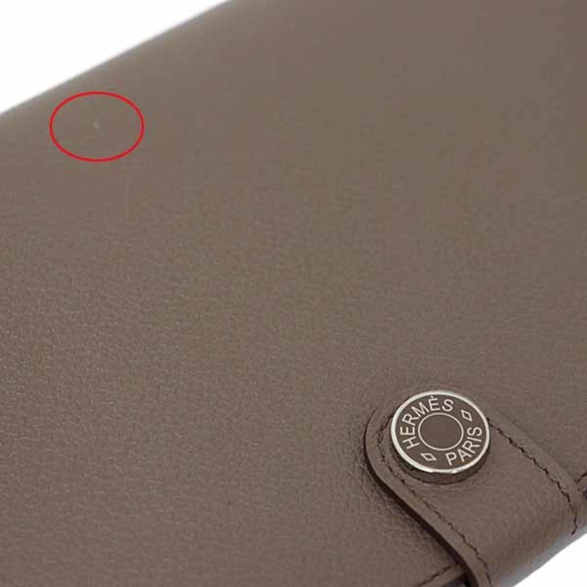Hermes Hermes Wallet "R.M.S. Tuttenmann" Long Evercolor B Stamp (Made in 2023) Etoupe Size ONE SIZE - 5 Thumbnail