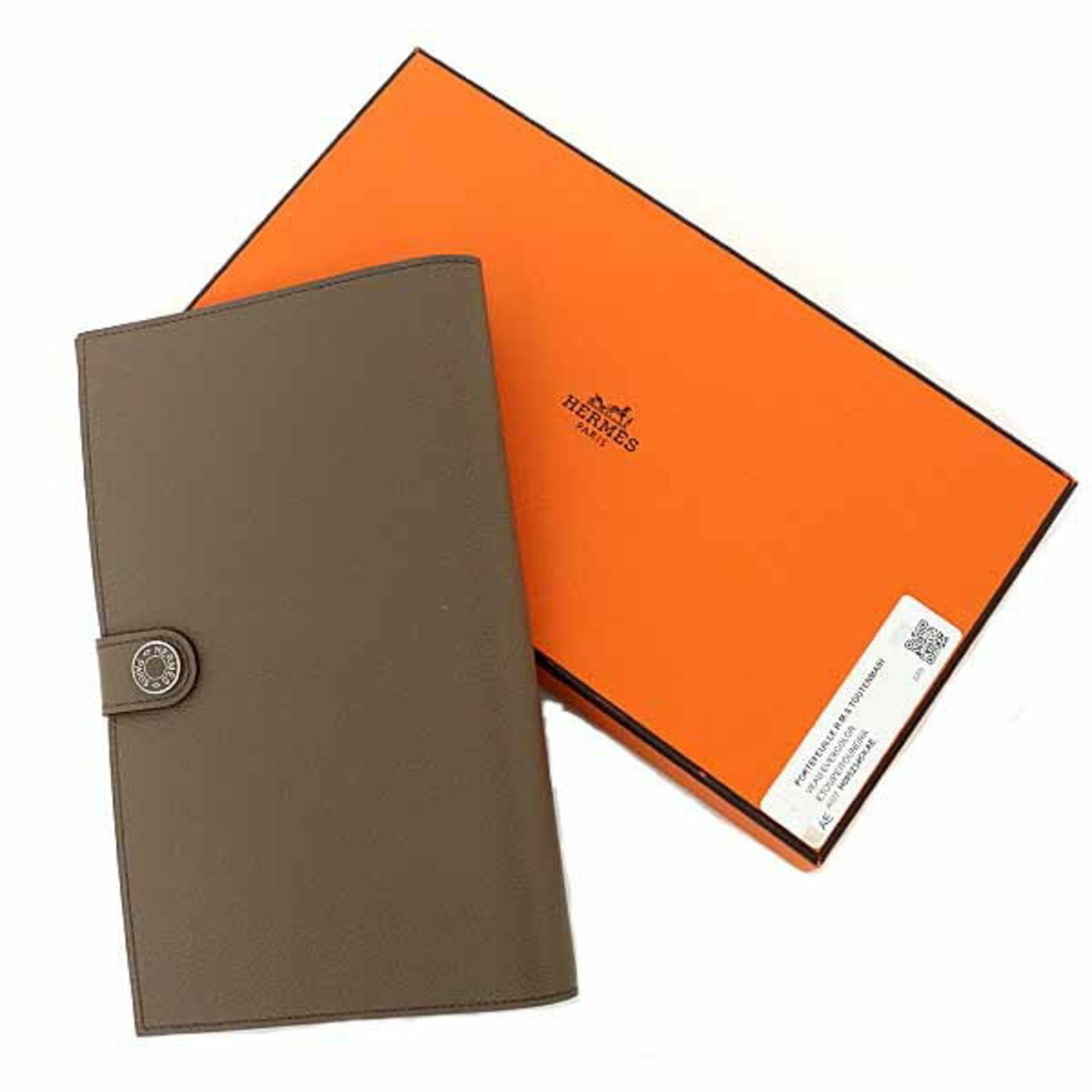 Hermes Hermes Wallet "R.M.S. Tuttenmann" Long Evercolor B Stamp (Made in 2023) Etoupe Size ONE SIZE - 2 Thumbnail